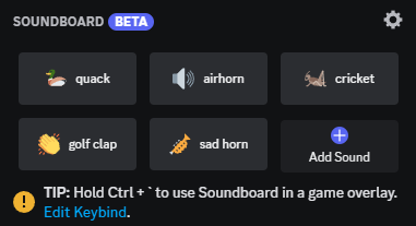 Discord Soundboard mobile integration